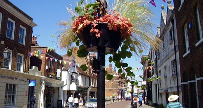 The blooming of Rochester High Street